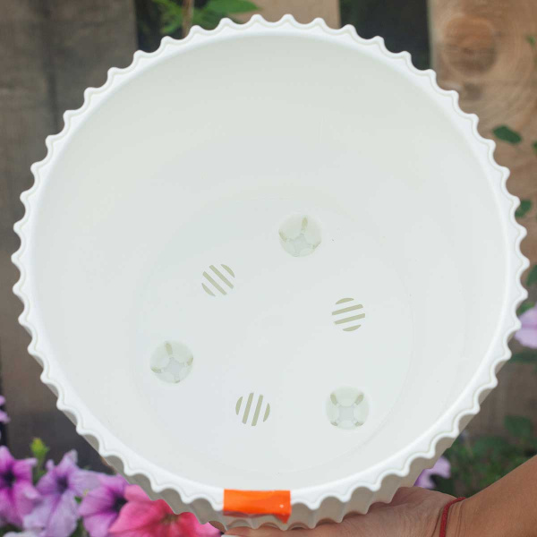 Горшок АРКАДА 7,2 л Белый АР23-10 х3 