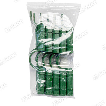 Зажим для пленки/укрывного (HD033-11-10) 10шт двойные d-10мм 12см (250)