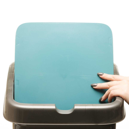 Контейнер для мусора Step 25 л зеленый бархат