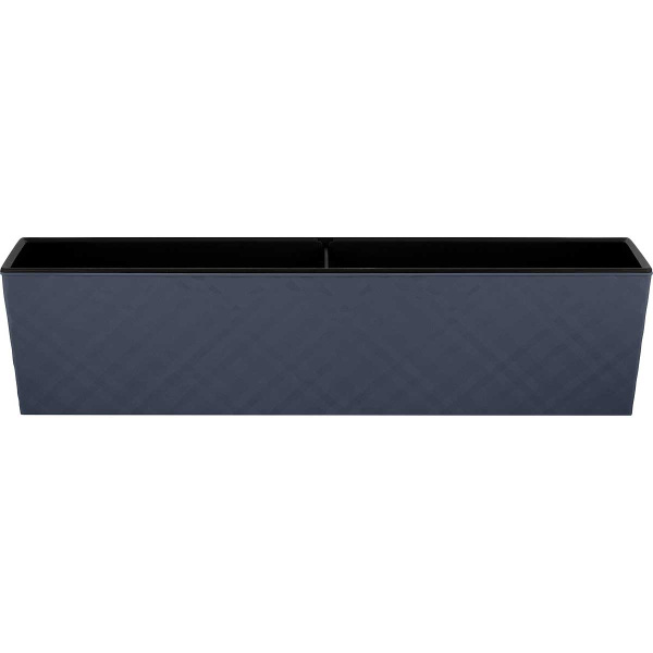 Балконный ящик МАНХЕТТЕН 60 см со вставкой вулканический серый х8 