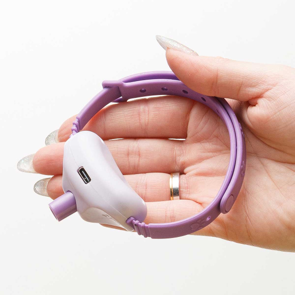 Ошейник 35см 1см, силикон. ЛАЗЕР. 2реж USB NA2646