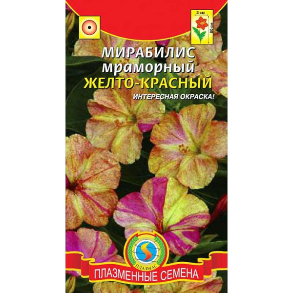 Мирабилис мраморный Желто-красный Плазма Ц 