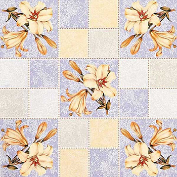 Клеенка 140*20 ДЕКОРАМА 118С (лилия)ТУРЦИЯ