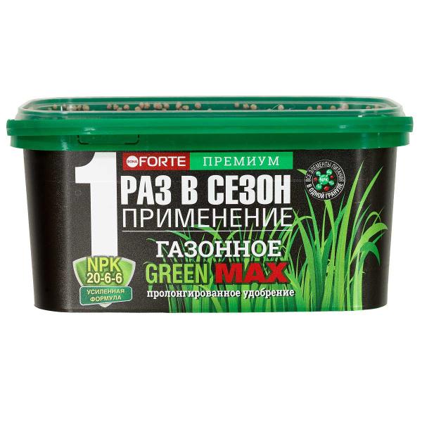 Бона Форте 3 л газонное с кремнием GREEN MAX х4 