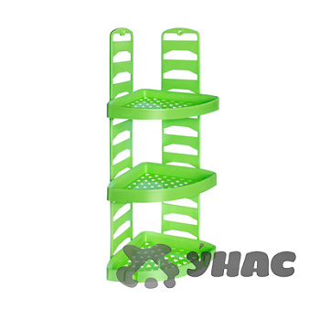 Полка для ванной комнаты угловая Эльфпласт 165 