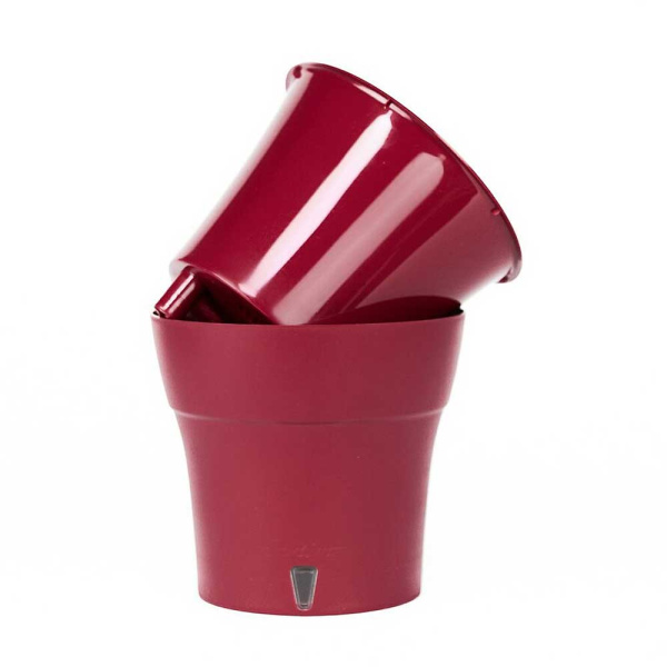 Горшок ДАЛИ СОФТ 0,6 л Винный х15 