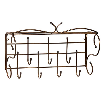 Вешалка настенная 7-и рожк. Фантазия Бронза г.Тверь