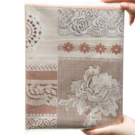 Скатерть Стиль с бейкой 135*110 558/2 Кружево Тверь