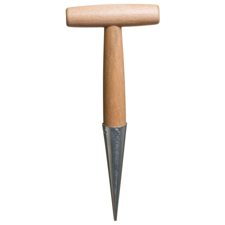 Лункообразователь (HD1054) с деревянной ручкой 28*11см  (150)