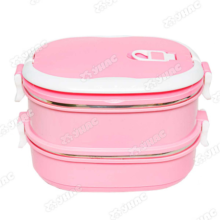 Термос (ланч-бокс) 1,8л 2отделения овал NA1823 (48)