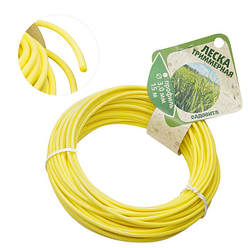 Леска триммерная "Круг" d3мм 15м САДОВИТА х42