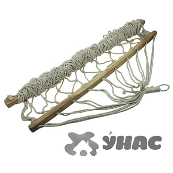 Гамак плетеный х/б 0,8*1,8 с планками CY8194 (20)