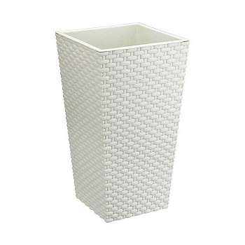 Кашпо РОТАНГ 320х320х565 18л Бел Ротанг М3084 