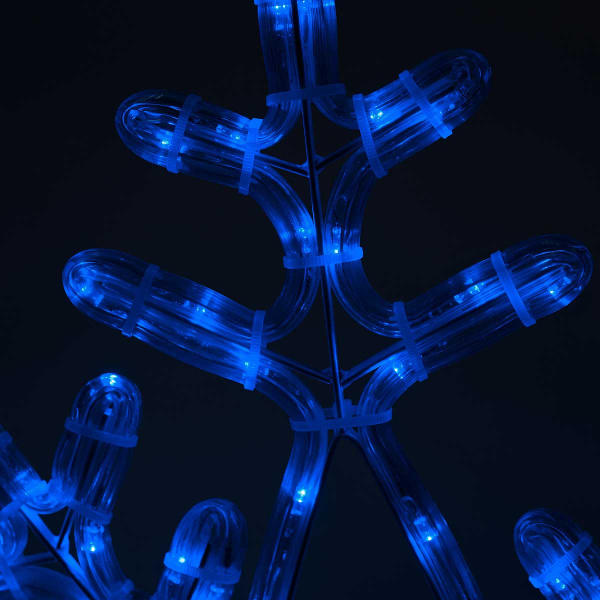 Гирлянда-панно дюралайт СНЕЖИНКА  /D-52см/