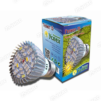 Фитолампа Гелиос-15(15кр,7син,2ультр,1бел,1инфр)  390LM (0120)