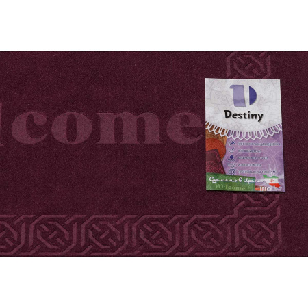 Коврик придвер Welcome 40*60 Сиреневый D/0202-1056