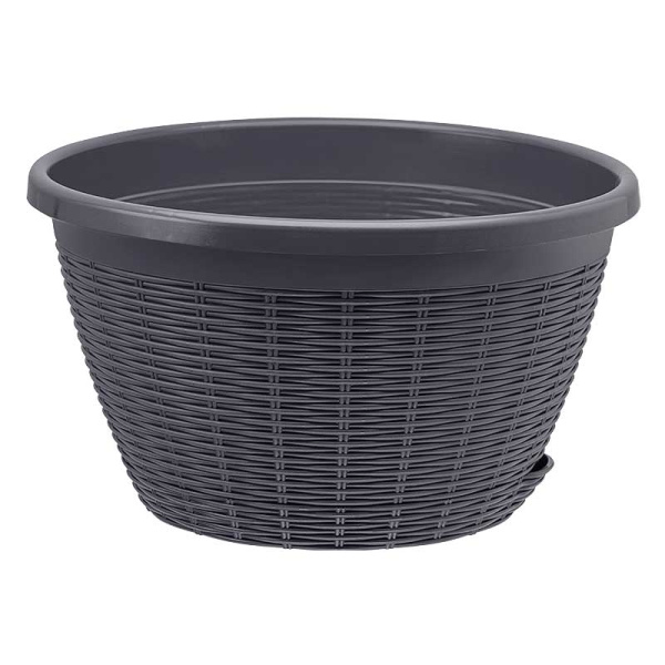 Кашпо Подвесное 4,5л антрацит без подвеса КШ-6448 ВМС х20