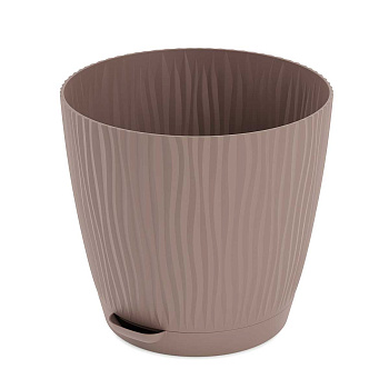 Горшок ФЛИС прикорневой полив 2 л какао БШ8442 х20 