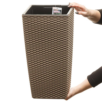 Кашпо Камелия РОТАНГ 9/20л венге 594 х2 