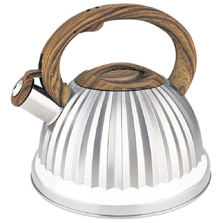 Чайник NA2264/BH-011В 3 л нержавеющая сталь, деревянная ручка