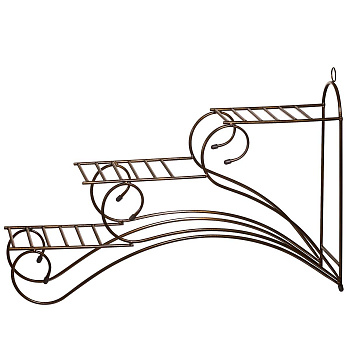 Подставка д/цветов "Лесенка 3" Бронза г.Тверь