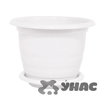 Горшок ВИОЛА 1л с под. БЕЛ БШ1529 (20) 