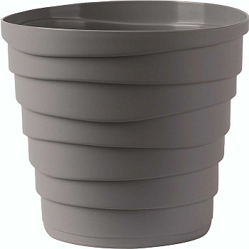 Кашпо БАРХАН 0,9л Серый Жемчуг КШ-4333 х30 