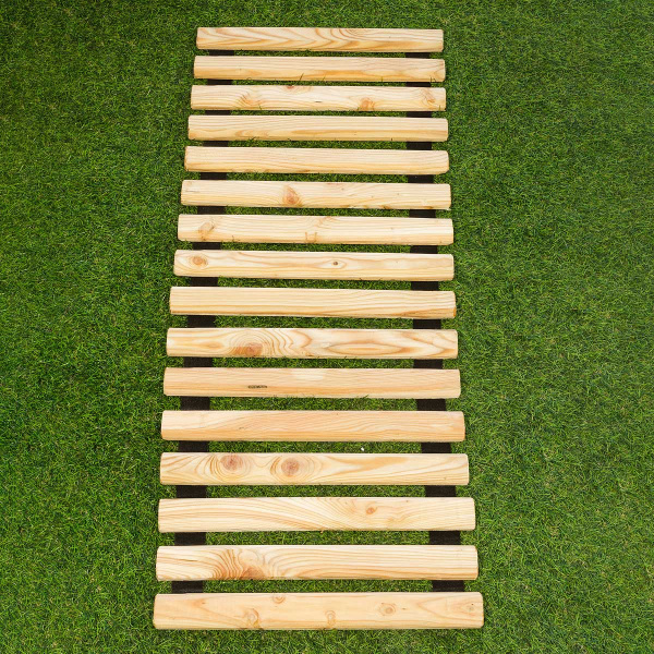 Рулонная садовая дорожка деревянная 1м*40см