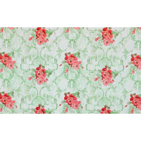 Клеенка т/о 125*25м 1сорт 125/3 (роза,зел) Тверь