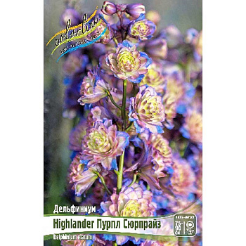 Дельфиниум Highlander Пурпл Сюрпрайз 3/5 n 1 шт