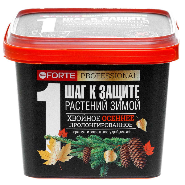 Бона Форте 1л Хвойное Осень с кремнием (ведро) х12 