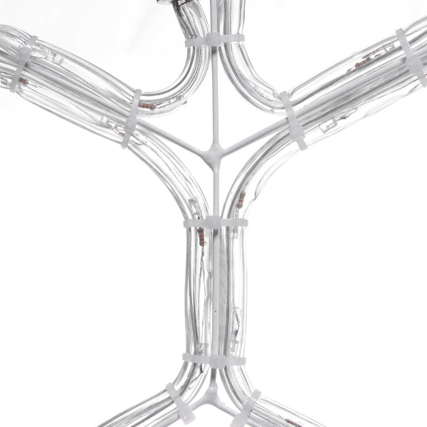 Гирлянда-панно дюралайт СНЕЖИНКА  /D-52см/