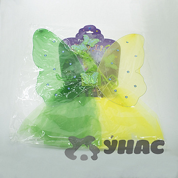 Карнав.набор RY-19 Фея жел-зел (юбка+ободок+в.палочка) х100