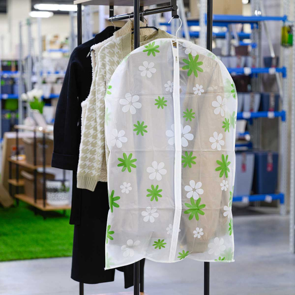 Чехол для одежды NA2532 60*90 см полиэтилен матовый (240)