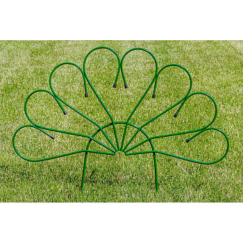 Заборчик декоративный металлический садовый №6 Павлин 0,98*0,7м 5секций( 4 метра) САДОВИТА