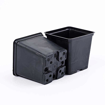 Горшок для рассады 9х9х10 (0,55л) твердый АМИНА х100 