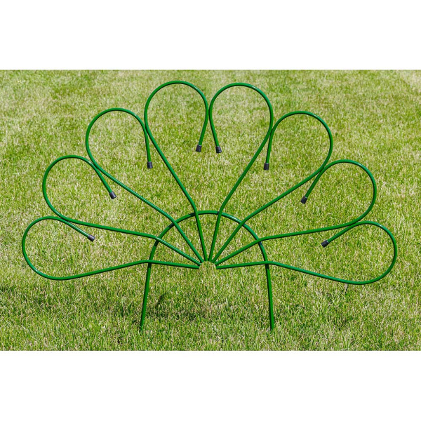 Заборчик декоративный металлический садовый №6 Павлин 0,98*0,7м 5секций( 4 метра) САДОВИТА