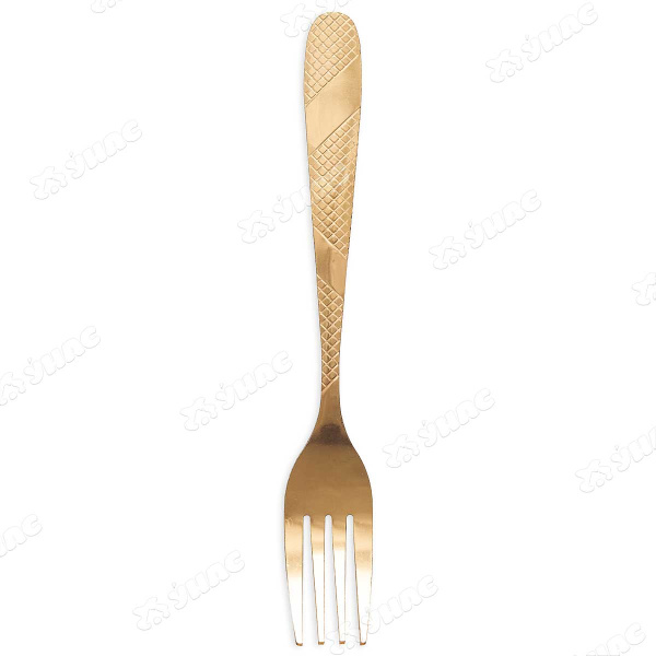 Вилка столовая золото 6шт "квадрат"NA2303-2 (100)