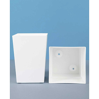 Кашпо Астра 3,5л белый ПластАвеню 