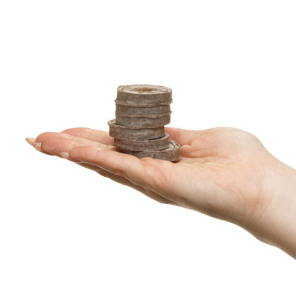 Торфоперегнойные таблетки Turbo (41мм)Цена за КОРОБКУ х480шт. 