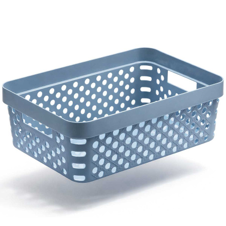 Корзина Eternity 36х27х14см 11л голубая