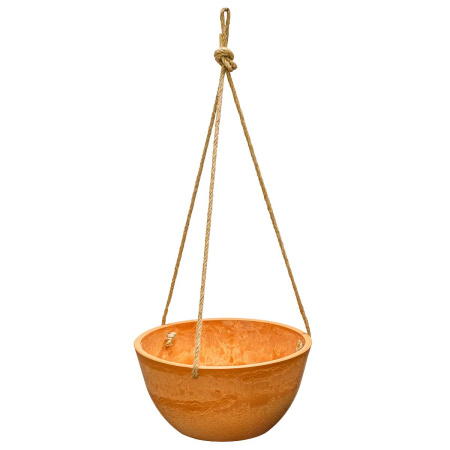 Подвесное кашпо на веревке 4 л новая терракота H-11VD25нт