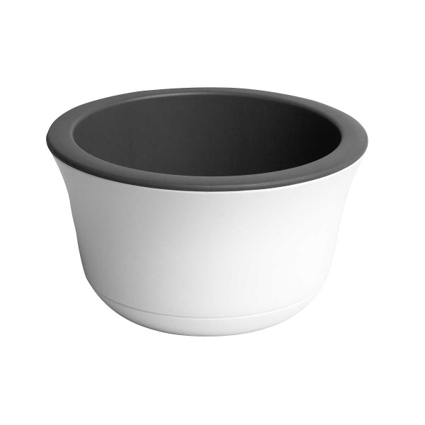 Горшок Омега 8л Бел Антрац вкл ОМ30-10 Ливин х4 