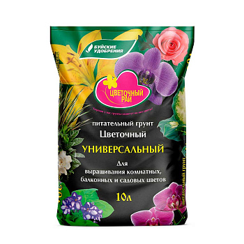 Грунт "Цветочный Рай" Цветочный 10л БХЗ (4/168) 