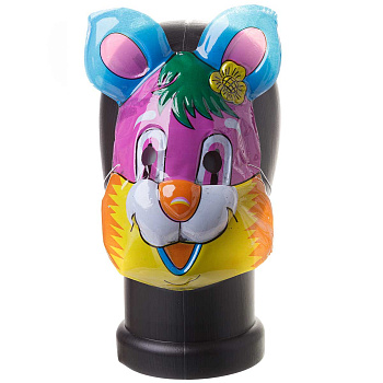 Маска Заяц розовый (Цена за 12шт)