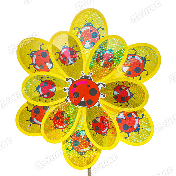 Ветряк D-40см цв.двойной mix NA1511 (120)