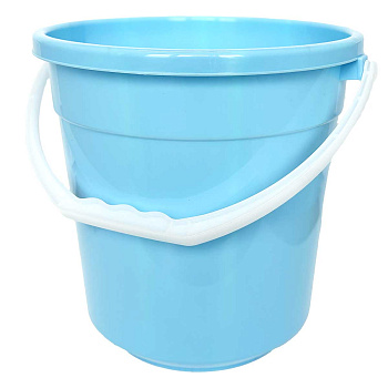 Ведро 10л ЛАЙТ голубое б/крышки Беларусь321817