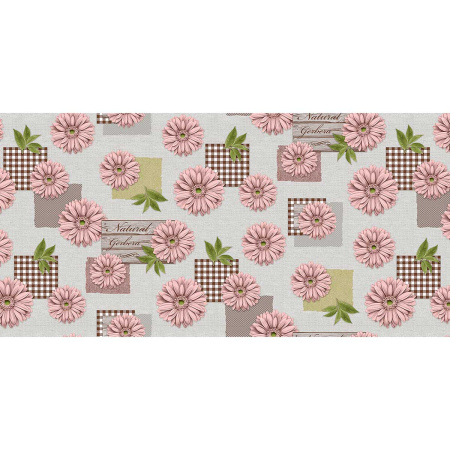 Клеенка н/о 135*20  ПЕРФЕКТ 621/2 (Герберы Желтые)Тверь