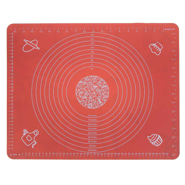 Коврик для раскатки теста силикон 50 х 40 см 856-178