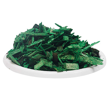 Щепа декоративная зеленая 60 л 